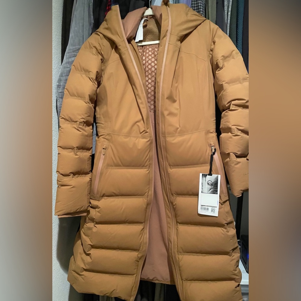 NWT Lululemon Long Street Sleet Jacket (Bold Beige)